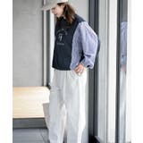 無地×ストライプ切替ミニ裏毛ドロストプルオーバー | rps | 詳細画像21 