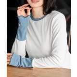 配色クルーネックカットソー | rps | 詳細画像1 