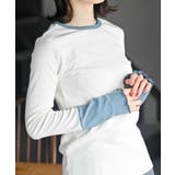 配色クルーネックカットソー | rps | 詳細画像14 