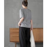 立体チェーン刺繍６分袖Ｔ | rps | 詳細画像12 