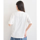 立体チェーン刺繍６分袖Ｔ | rps | 詳細画像28 