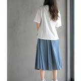 立体チェーン刺繍６分袖Ｔ | rps | 詳細画像4 