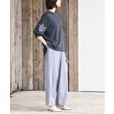 刺繍スリーブ７分袖カットプルオーバー | rps | 詳細画像14 