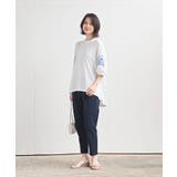 刺繍スリーブ７分袖カットプルオーバー | rps | 詳細画像2 