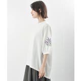 刺繍スリーブ７分袖カットプルオーバー | rps | 詳細画像29 