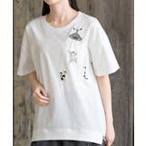 ブラブラキャット裾ドロストＴシャツ | rps | 詳細画像14 