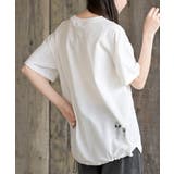 ブラブラキャット裾ドロストＴシャツ | rps | 詳細画像15 