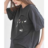 ブラブラキャット裾ドロストＴシャツ | rps | 詳細画像7 