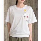 オフホワイト3 | ブラブラキャット裾ドロストＴシャツ | rps