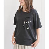 CHACグレー | ブラブラキャット裾ドロストＴシャツ | rps
