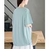 フラワーキャット裾ドロストＴシャツ | rps | 詳細画像17 