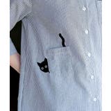 ねこだらけ３ポケット７分袖シャツチュニック | rps | 詳細画像21 