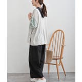 キャット刺繍3配色パーカーTシャツ | rps | 詳細画像12