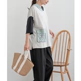 キャット刺繍3配色パーカーTシャツ | rps | 詳細画像14