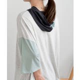 キャット刺繍3配色パーカーTシャツ | rps | 詳細画像17