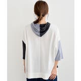 キャット刺繍3配色パーカーTシャツ | rps | 詳細画像28