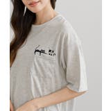 ペアーキャット刺繍ポケットＴ | rps | 詳細画像15 