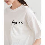ペアーキャット刺繍ポケットＴ | rps | 詳細画像7 