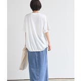 ハート刺繍裾ドロストＴシャツ | rps | 詳細画像12 