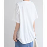 ハート刺繍裾ドロストＴシャツ | rps | 詳細画像16 