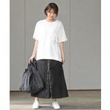 ハート刺繍裾ドロストＴシャツ | rps | 詳細画像2 