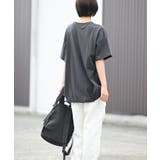 ハート刺繍裾ドロストＴシャツ | rps | 詳細画像21 