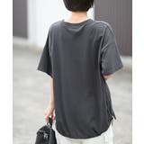 ハート刺繍裾ドロストＴシャツ | rps | 詳細画像25 