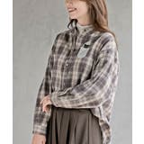 ベージュ | 多釦キャットシャツ | rps