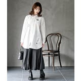 ねこだらけ3ポケットシャツチュニック | rps | 詳細画像18