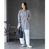 ねこだらけ3ポケットシャツチュニック | rps | 詳細画像2