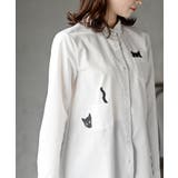 ねこだらけ3ポケットシャツチュニック | rps | 詳細画像23