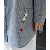 ねこだらけ3ポケットシャツチュニック | rps | 詳細画像7