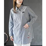 ストライプ | ねこだらけ3ポケットシャツチュニック | rps