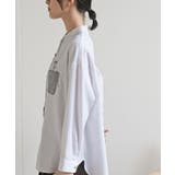 カワウソ多釦バンドカラーワイドシャツ | rps | 詳細画像7 