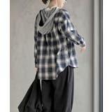 ポケットキャットフード付きチェックシャツ | rps | 詳細画像12 