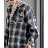 ポケットキャットフード付きチェックシャツ | rps | 詳細画像14 