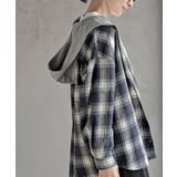 ポケットキャットフード付きチェックシャツ | rps | 詳細画像16 