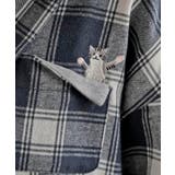 ポケットキャットフード付きチェックシャツ | rps | 詳細画像17 