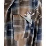 ポケットキャットフード付きチェックシャツ | rps | 詳細画像26 