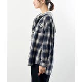 ポケットキャットフード付きチェックシャツ | rps | 詳細画像27 