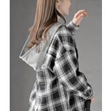 ポケットキャットフード付きチェックシャツ | rps | 詳細画像8 