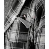 ポケットキャットフード付きチェックシャツ | rps | 詳細画像9 