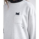 ねこだらけ裏起毛チュニック | rps | 詳細画像10 