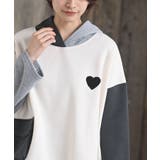 ハート刺繍裏起毛３配色パーカー | rps | 詳細画像20 