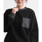 配色ポケットボアプルオーバー | rps | 詳細画像16 