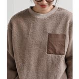 配色ポケットボアプルオーバー | rps | 詳細画像24 