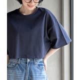 ネイビー | ショート丈Tシャツ | rps