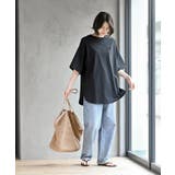 ポケット付き裾ラウンドTシャツ | rps | 詳細画像10
