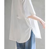 ポケット付き裾ラウンドTシャツ | rps | 詳細画像42