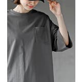 ポケット付き裾ラウンドTシャツ | rps | 詳細画像6
